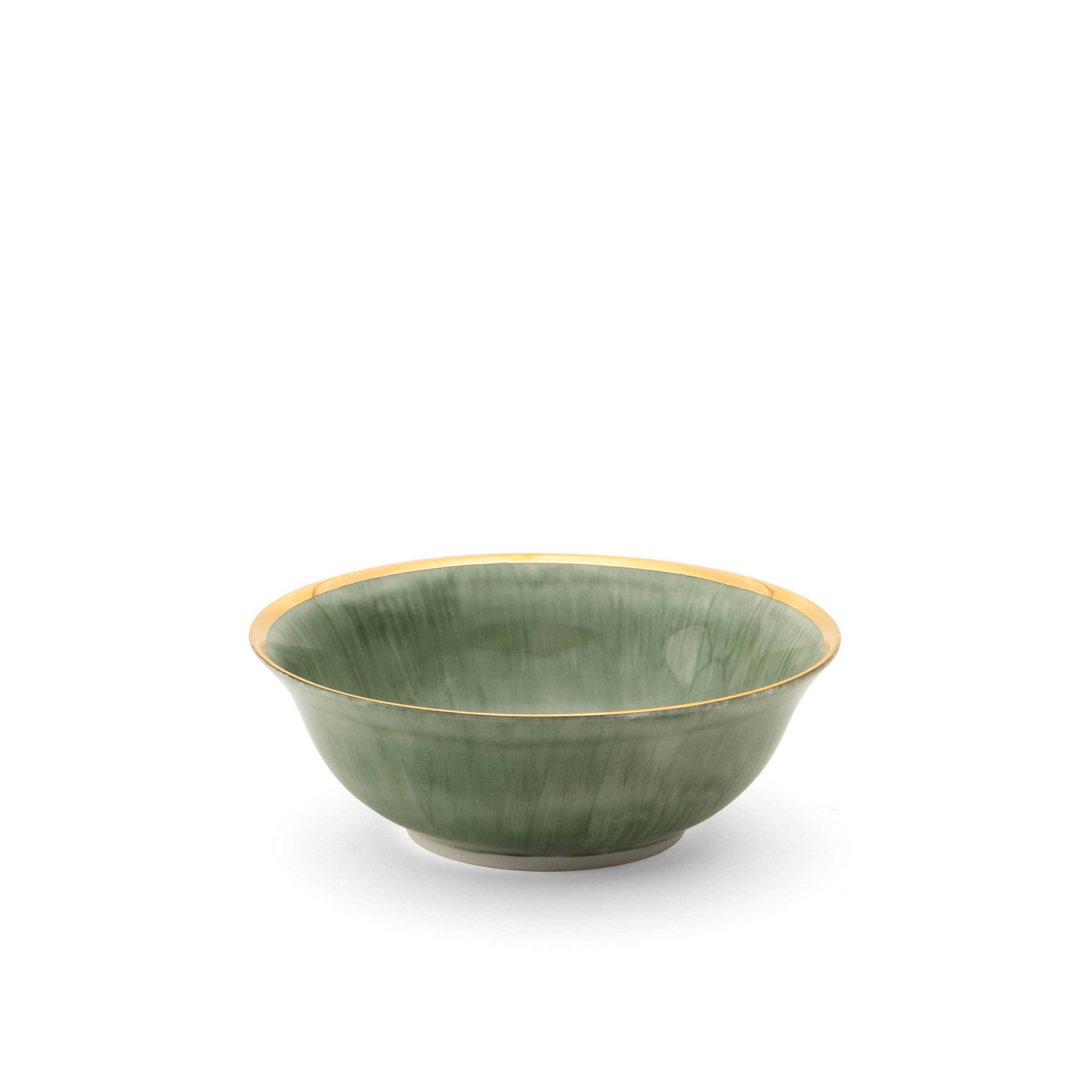 Jade Gold Salad Bowl