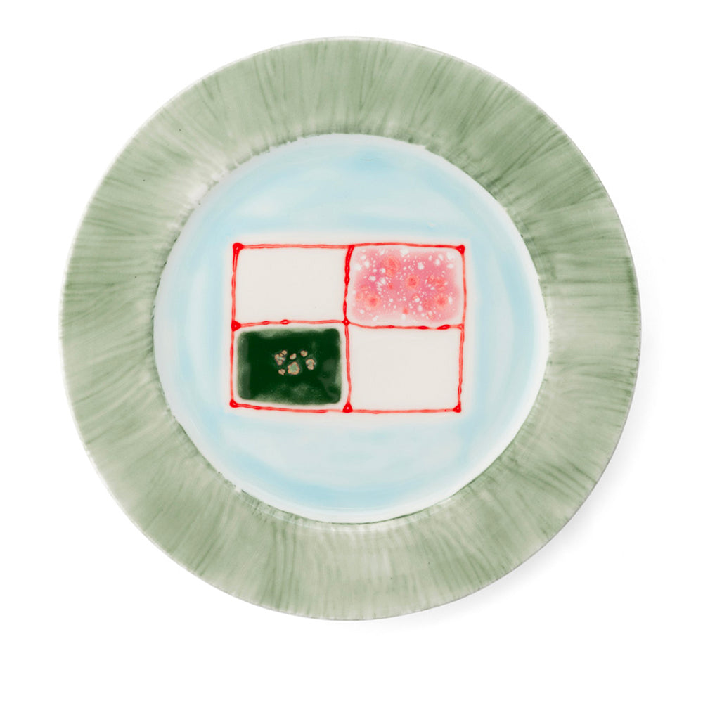 Jade Dinner Rim Plate