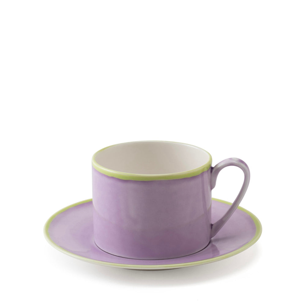 Murrine Lilac Teacup Cup & Saucer