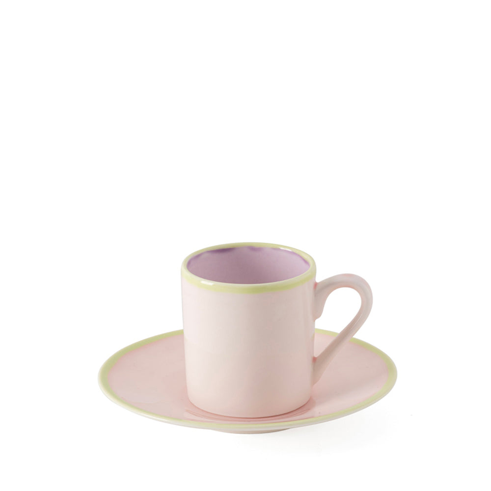 Murrine Lilac Coffee Cup & Saucer