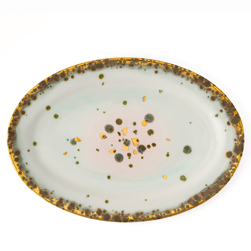 Michelangelo Oval Rim Platter