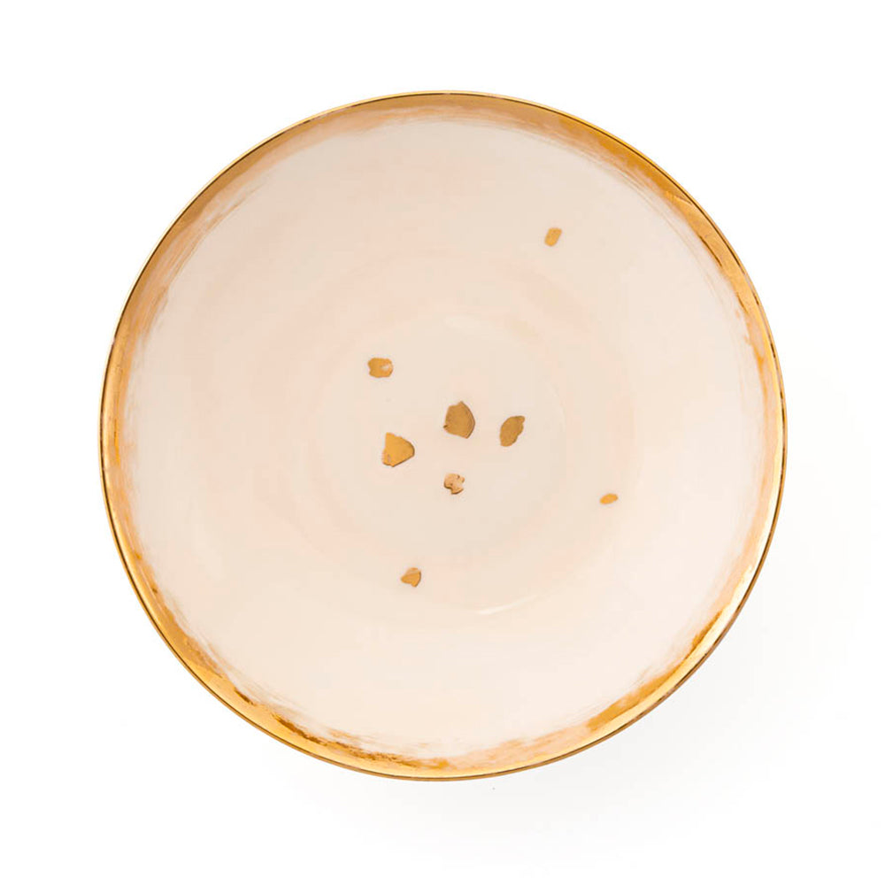 Michelangelo Bianco Dessert Coupe Plate