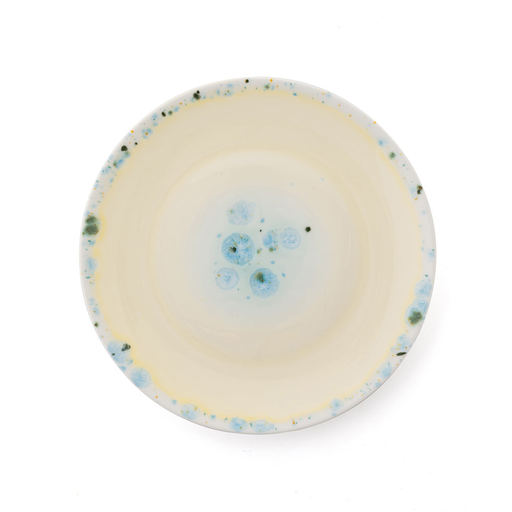 Murrine Yellow Soup Coupe Plate 21