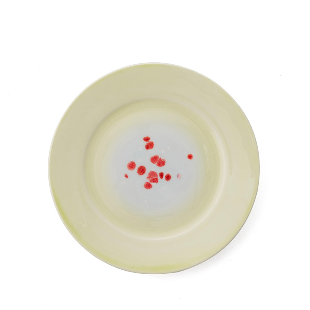 Murrine Green Bread Rim Plate