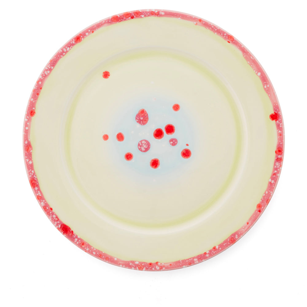 Murrine Green Rim Charger