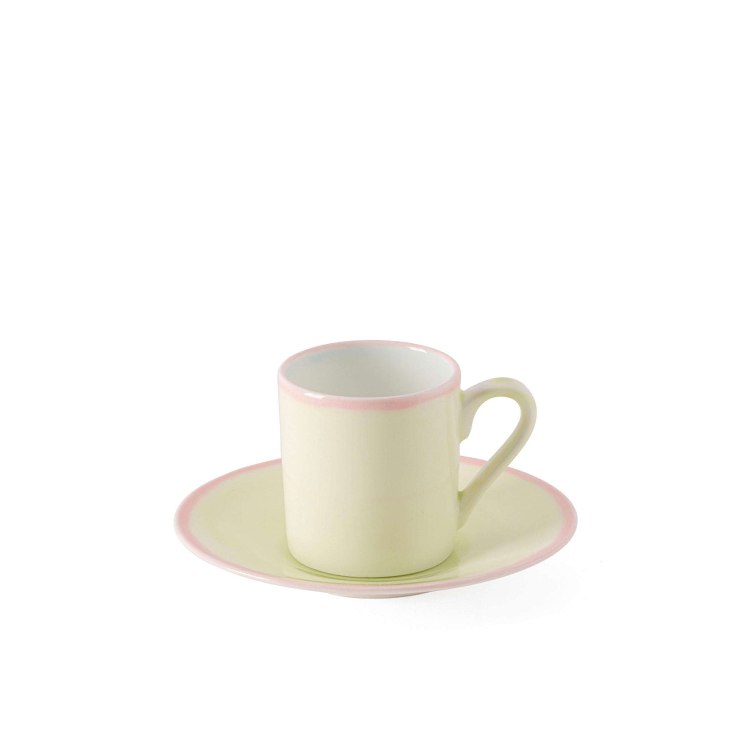 Murrine Green Espresso Cup & Saucer