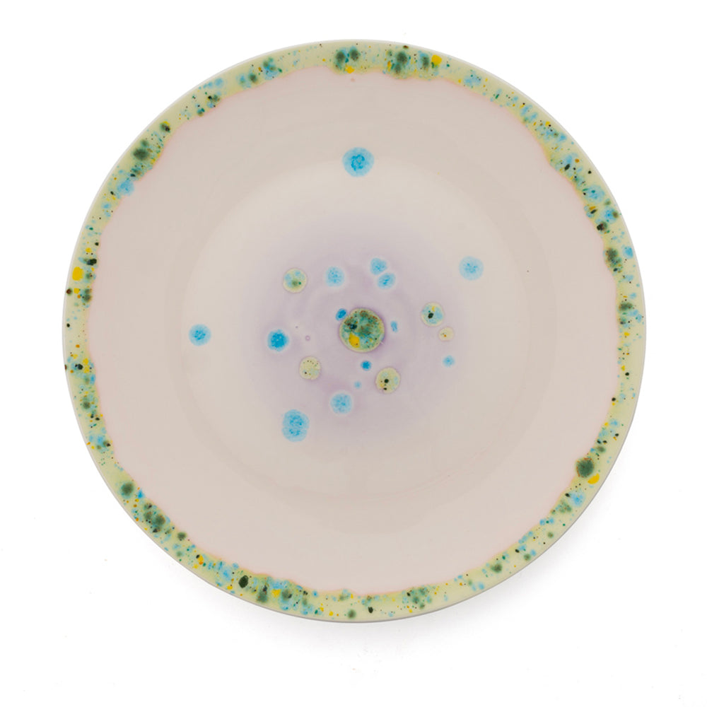 Murrine Lilac Dinner Coupe Plate