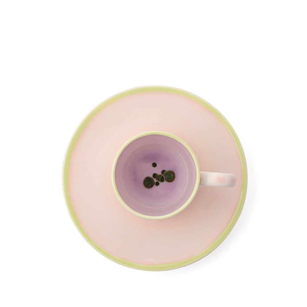 Murrine Lilac Coffee Cup & Saucer
