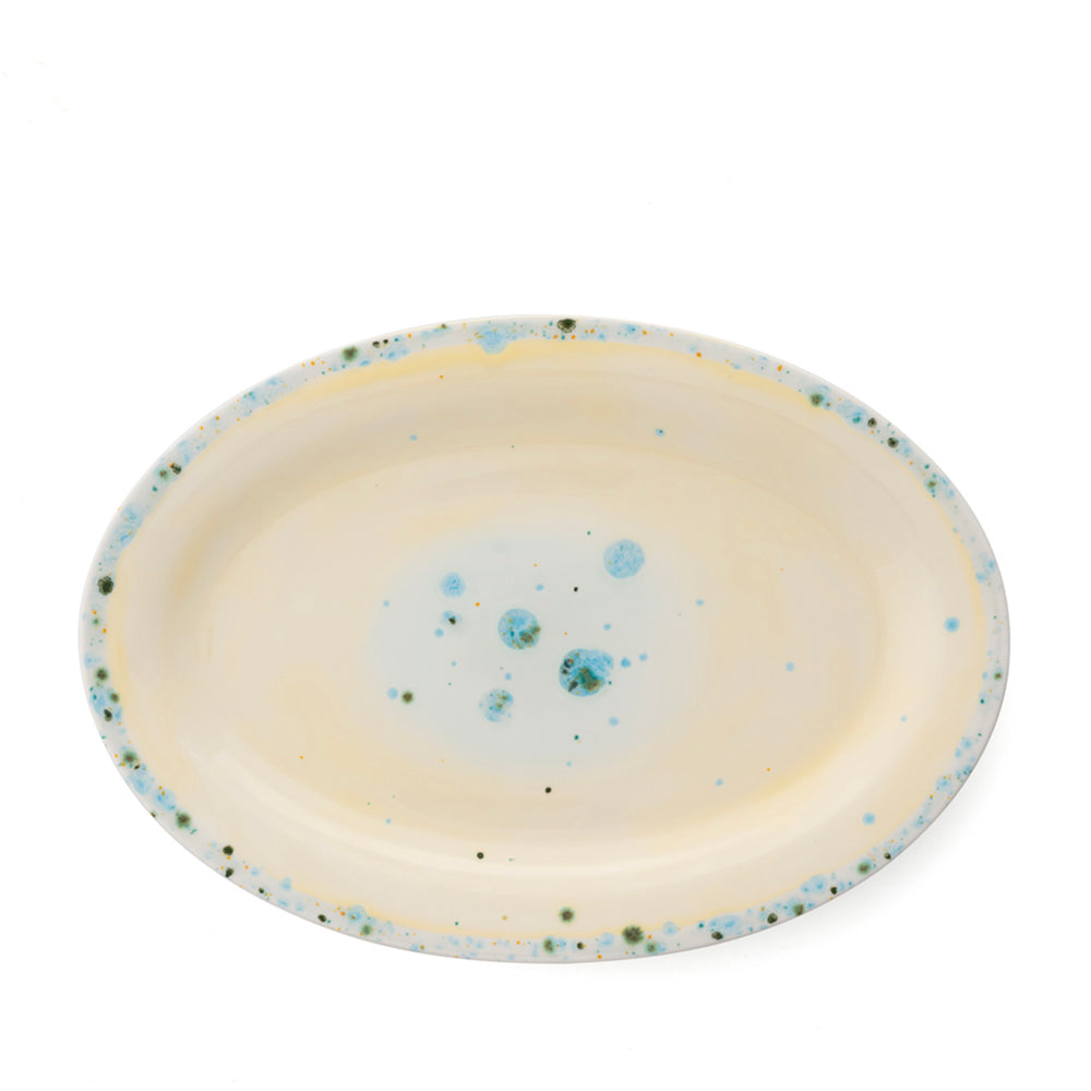 Piatto da portata ovale Murrine Giallo