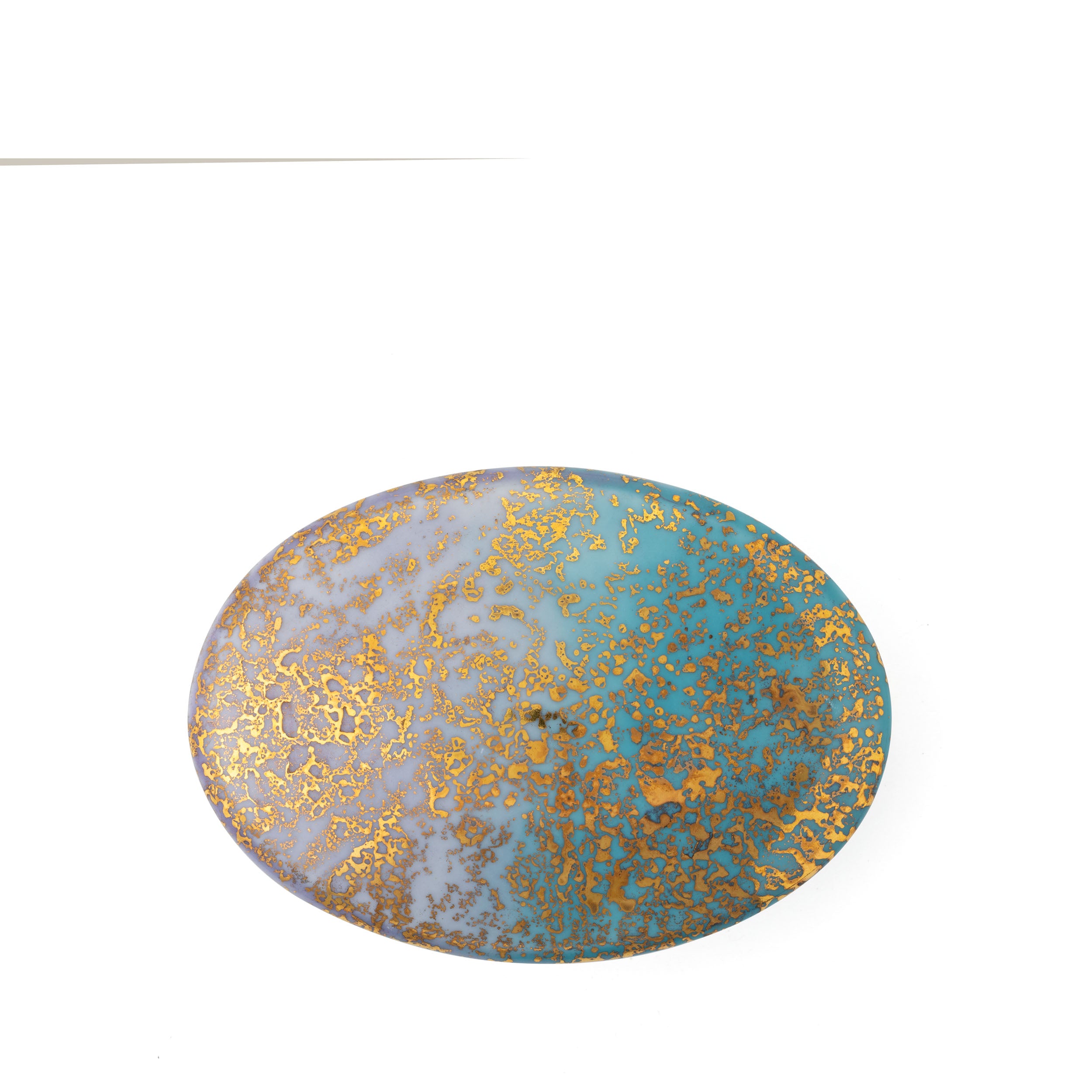 Purple Blue Small Oval Box