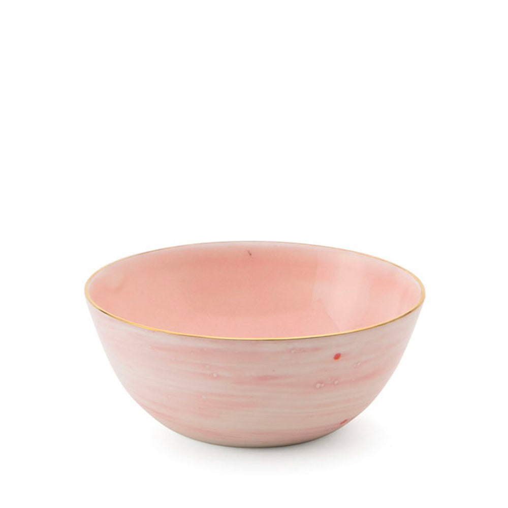 Pink Gold Fruit Bowl