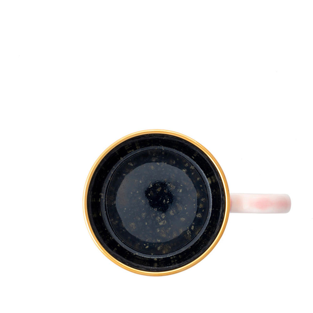 Tazza Rosa con bordo dorato Brera Mugs