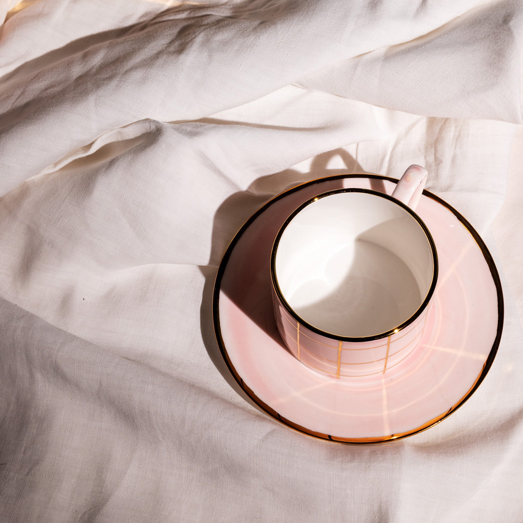 Alpine Pink Teacup & Saucer