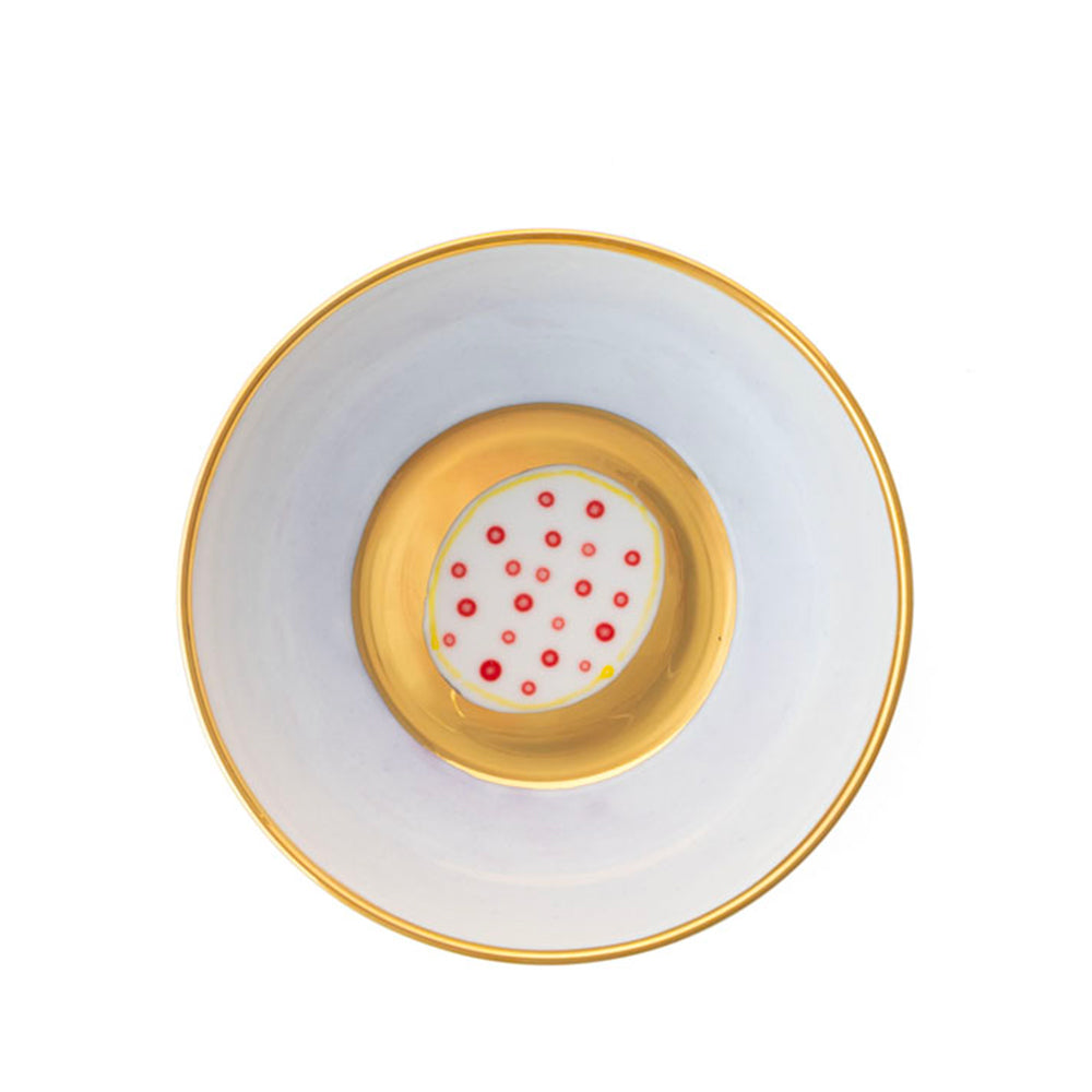 Plum Gold Fruit Bowl