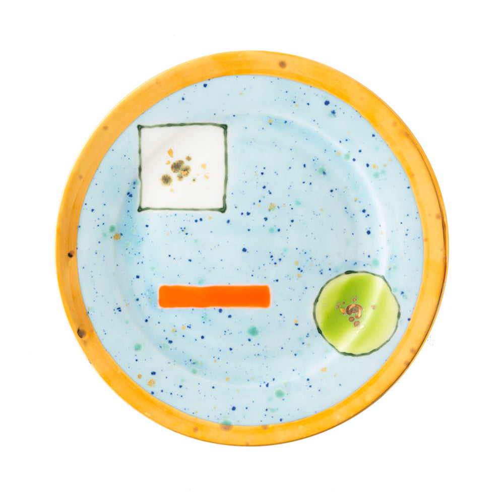 Sorbet Gold Dessert Rim Plate