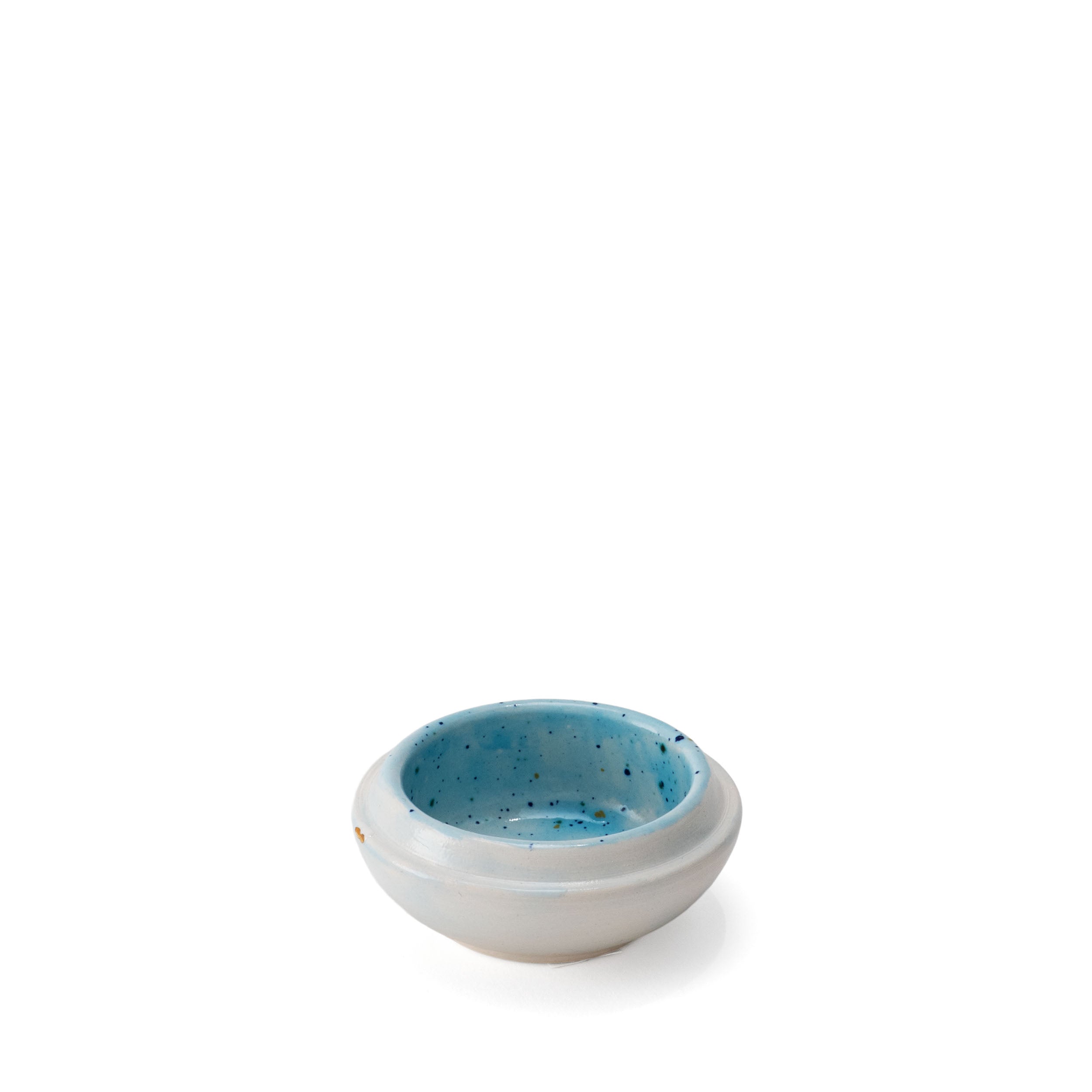 Ceramic White Small Round Box