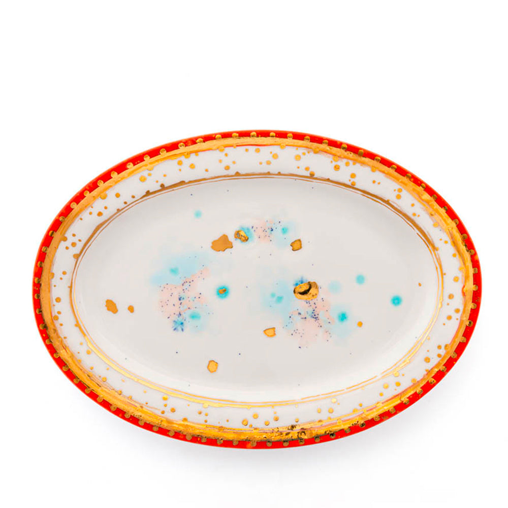 Scipione Oval Rim Platter
