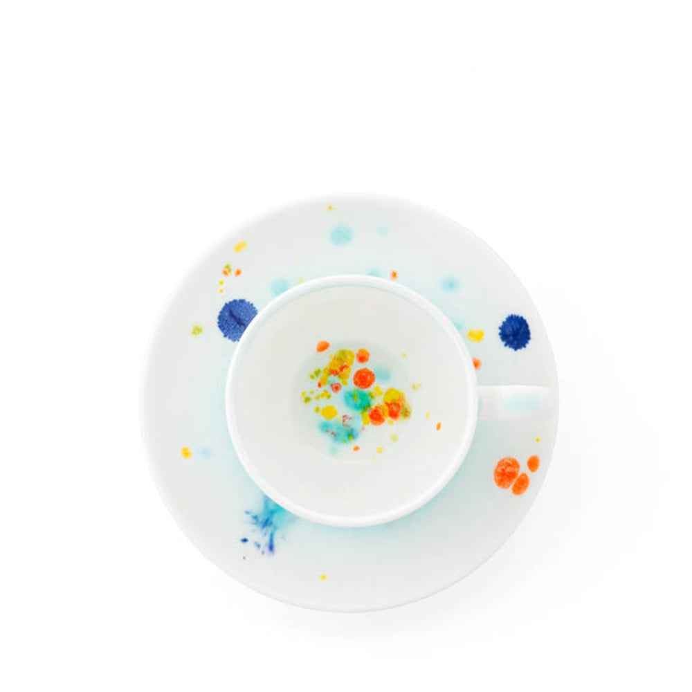Seabed Blue Coffee Cup & Saucer