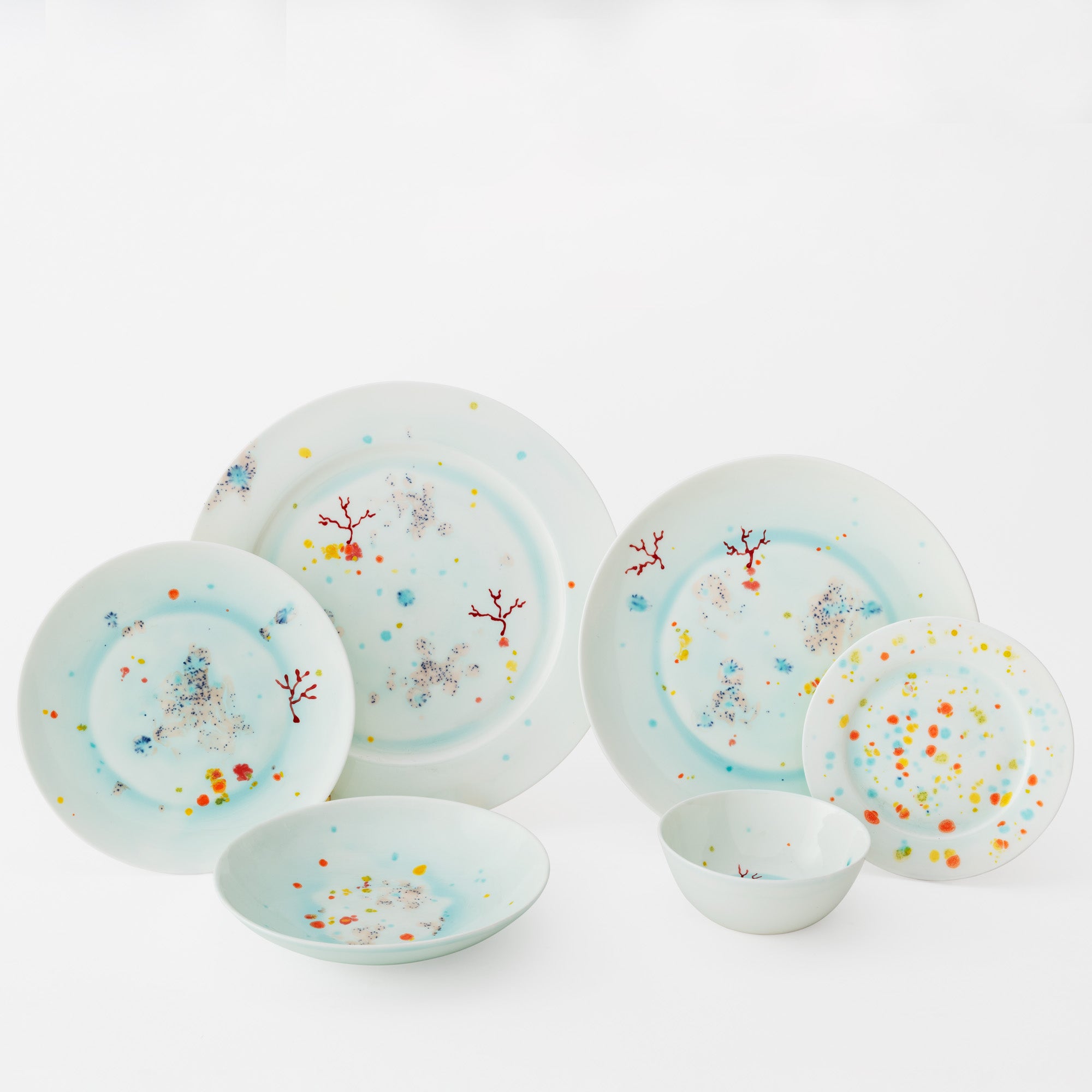 Seabed Blue Dinner Set