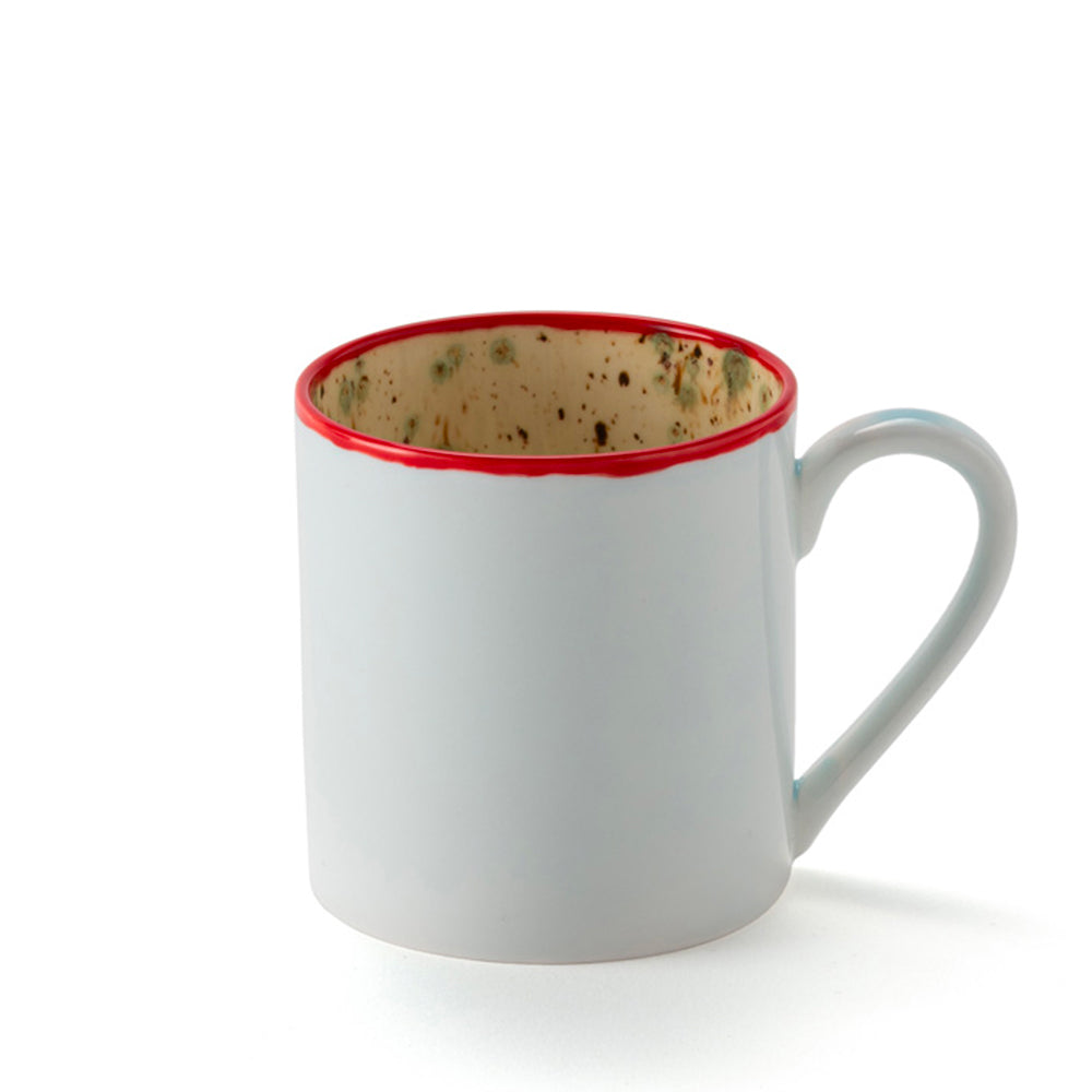 Tazza Blu Cielo con bordo rosso Brera Mugs