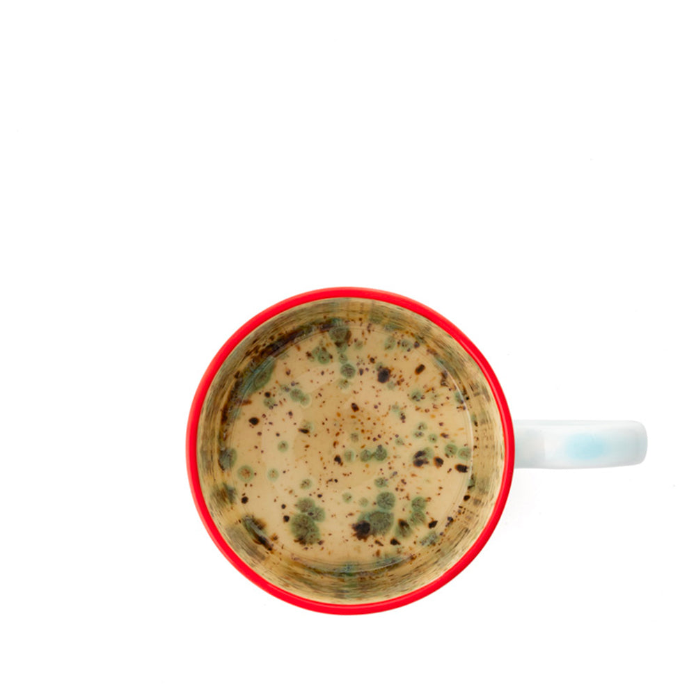Tazza Blu Cielo con bordo rosso Brera Mugs