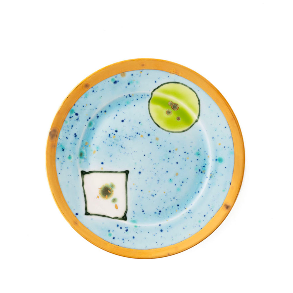 Sorbet Gold Bread Rim Plate