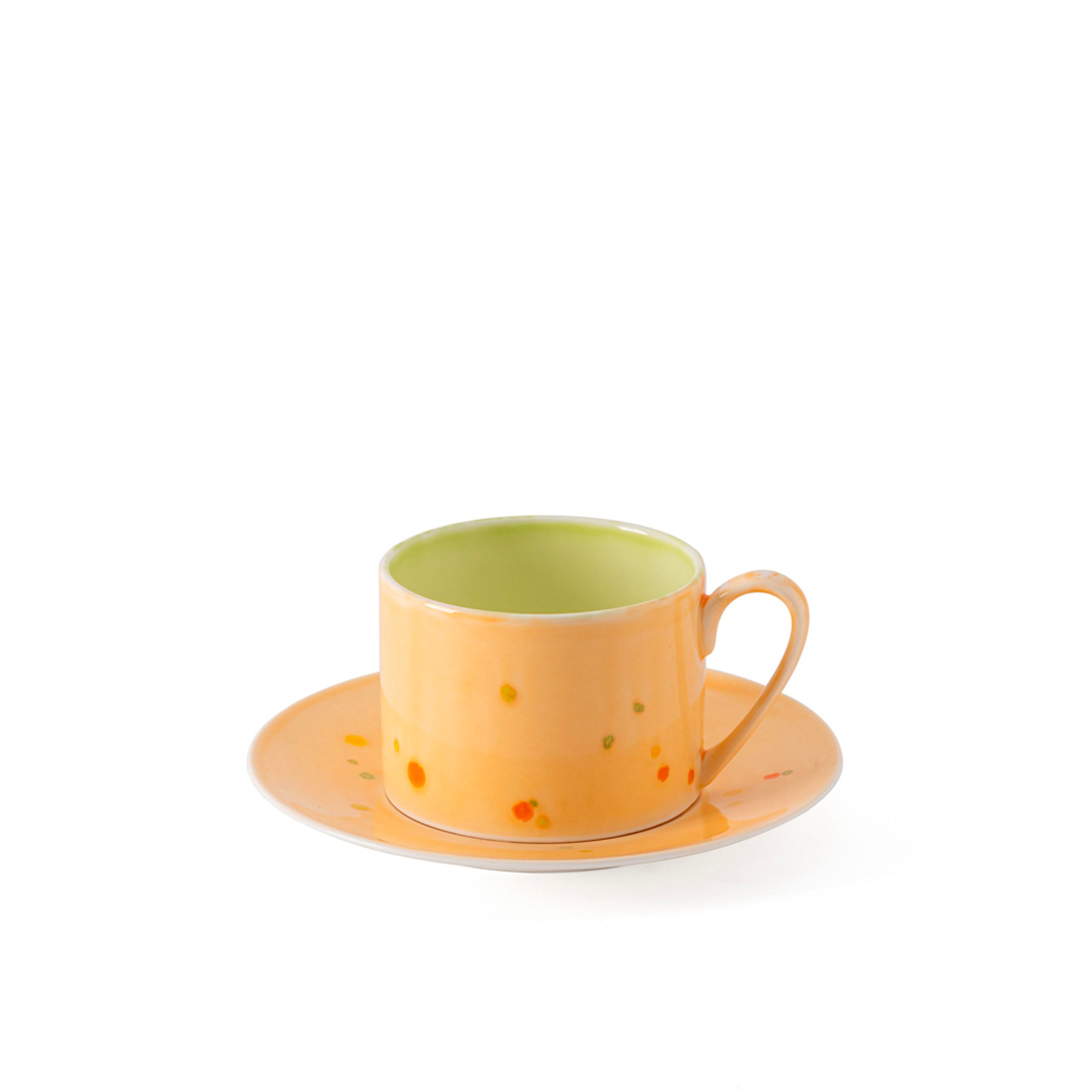 Spring Straight Teacup & Saucer