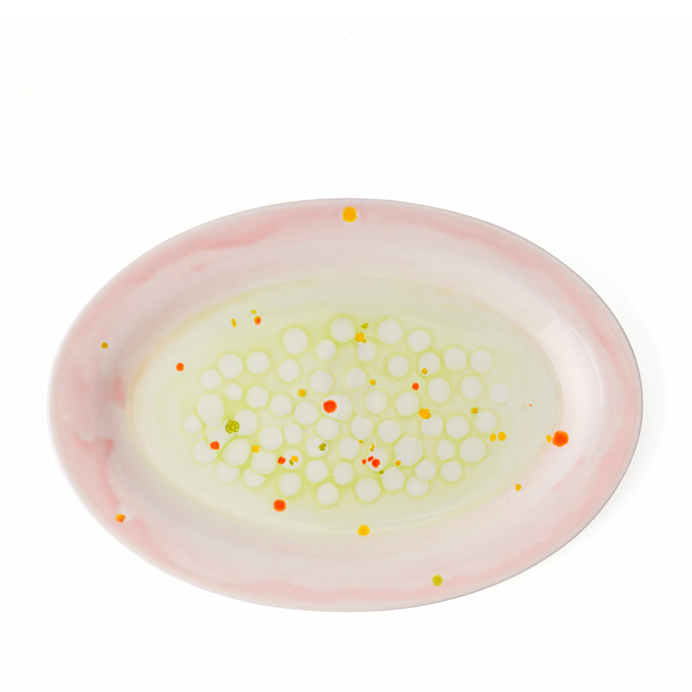 Spring Oval Rim Platter