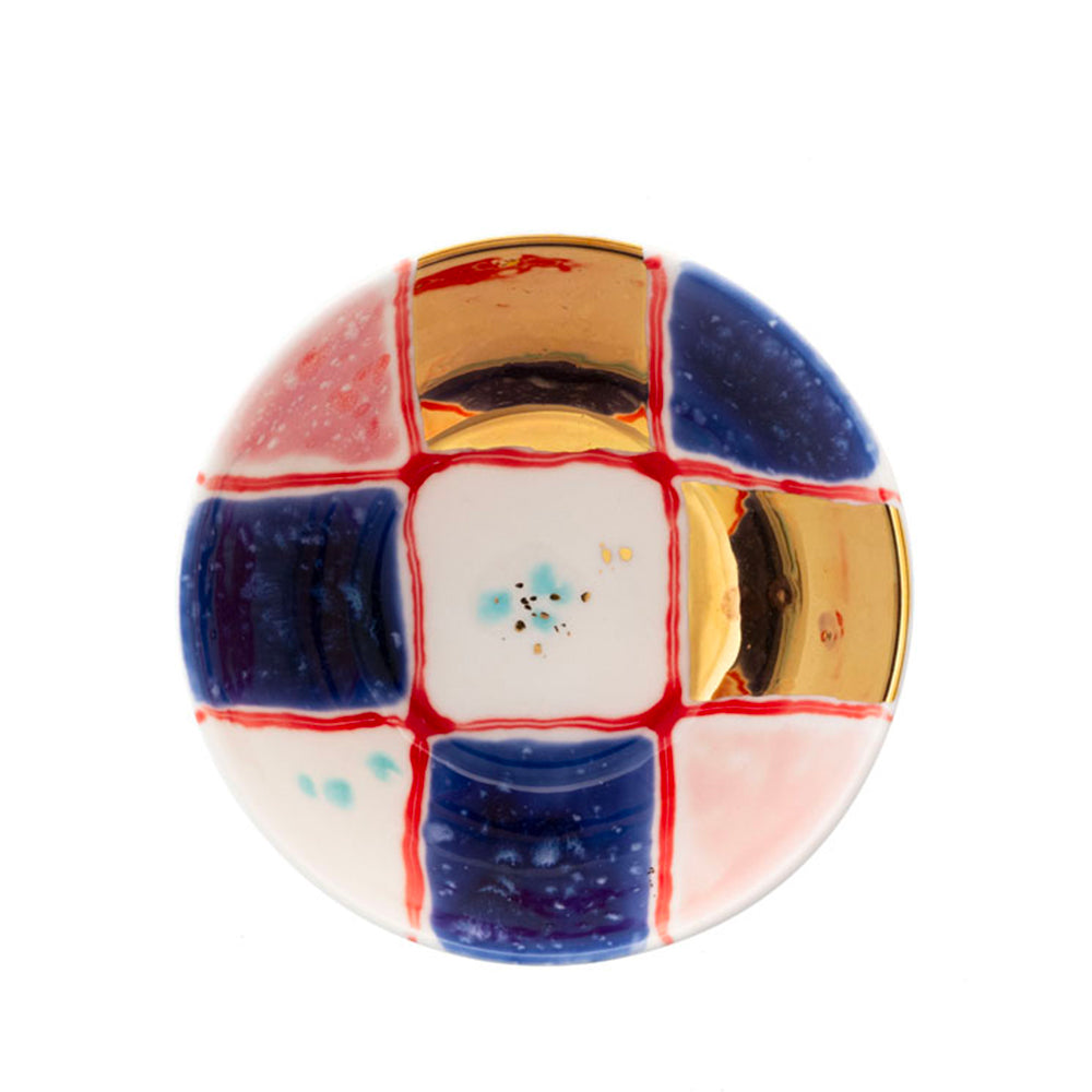 Tartan Gold Fruit Bowl