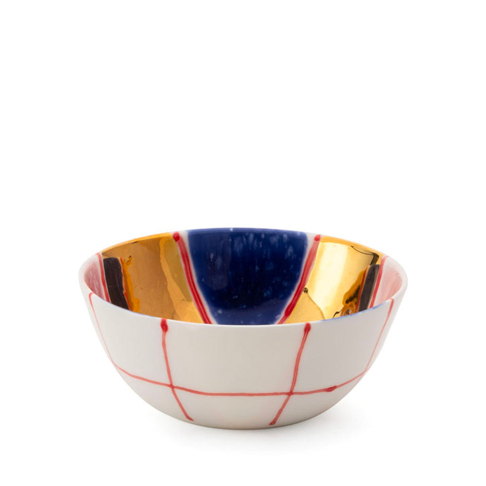 Tartan Gold Fruit Bowl