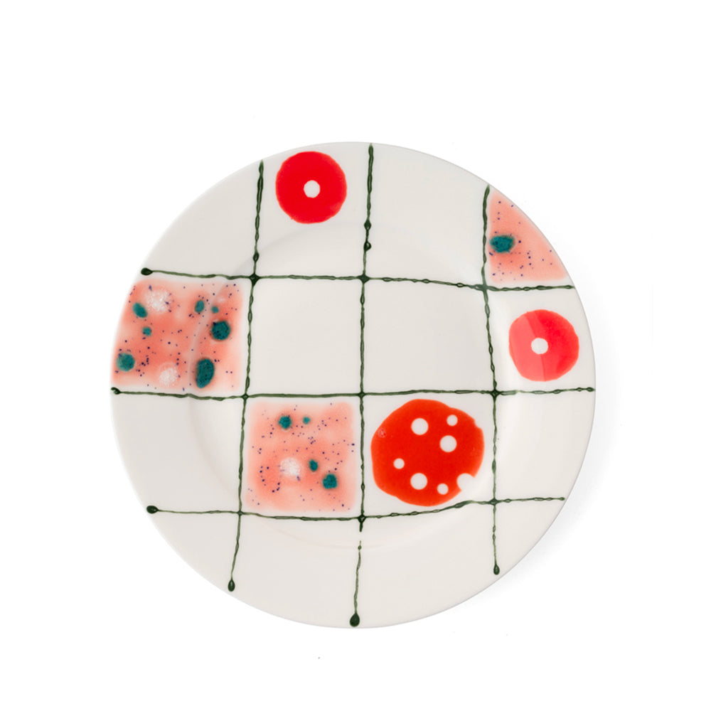 The Net Green Bread Rim Plate